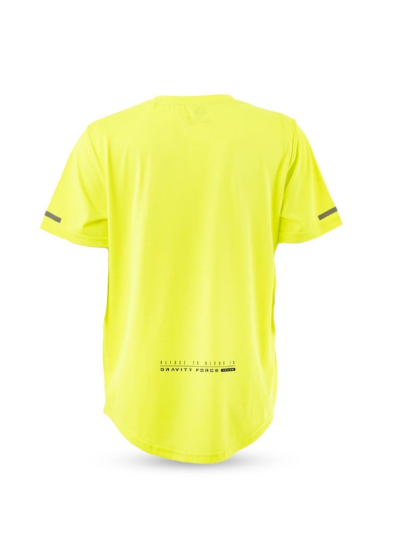 گریوِٹی فورس تي شيرت جرافيتي فورس رجالي بقصة كلاسيكية | قماش خفيف الوزن وقابل للتنفس وسريع التجفيف | كم قصير للتمارين الرياضية والجيم والنشاطات الخارجية | تي شيرت مريح للاستخدام اليومي والنشاط البدني - Image 3